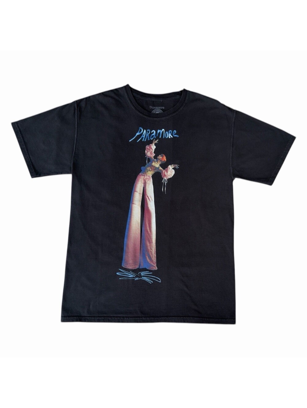 Paramore 2023 Stilts Tour T-Shirt Hayley Williams Black Graphic Medium